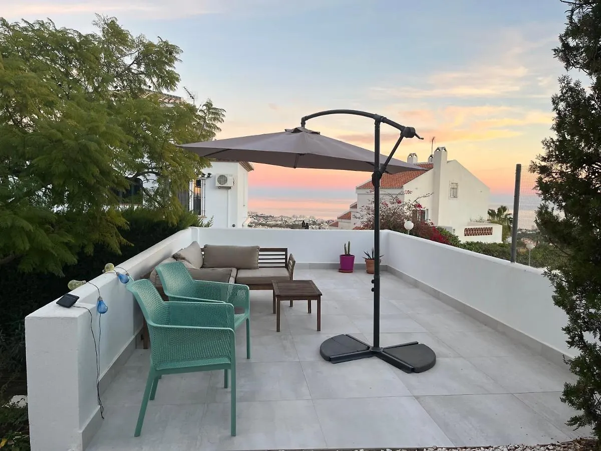 A Terrace With Sea View, 2 Bedrooms Apartment In Benalmadena Spain